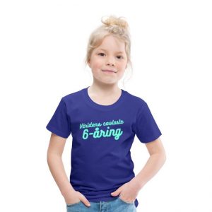 Världens coolaste 6-åring - T-shirt - Blå-image