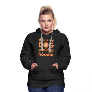 Hoodie dam - This is my dog walking hoodie-image