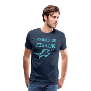 T-shirt herr - Hooked on fishing-image