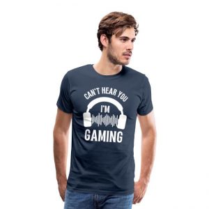 T-shirt herr - I can't hear you - I'm gaming-image