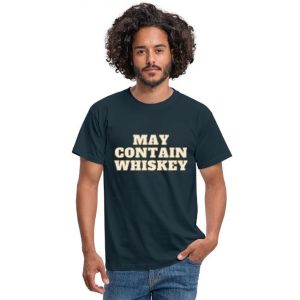 T-shirt herr - May contain whiskey-image